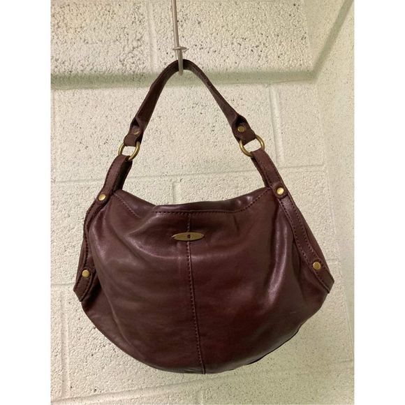 Lucky Brand Leather Lamb Skin Brown Bag Purse - Picture 9 of 17